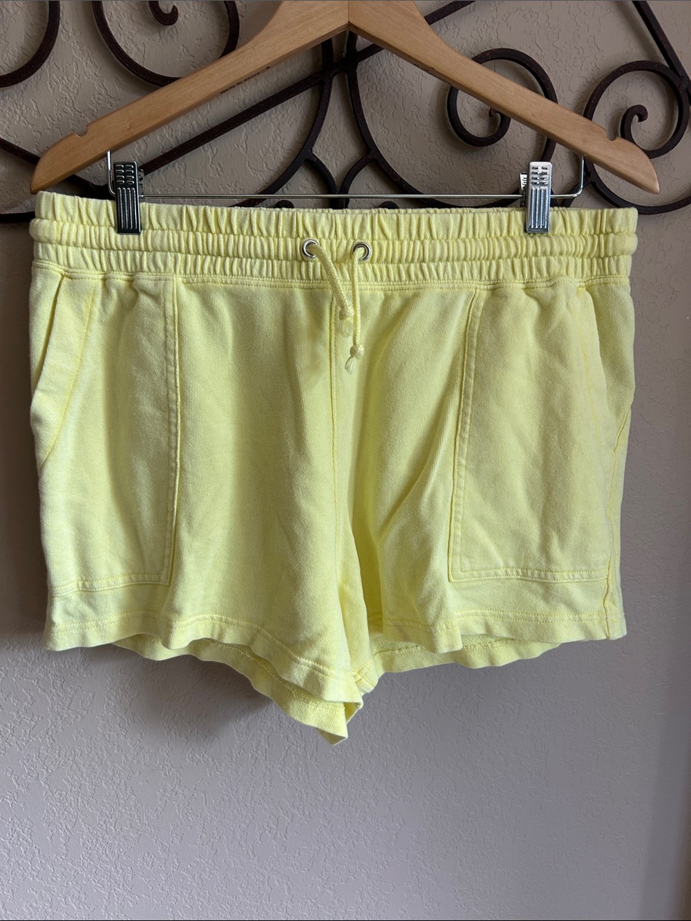 J. Crew Lemon Yellow Drawstring Shorts